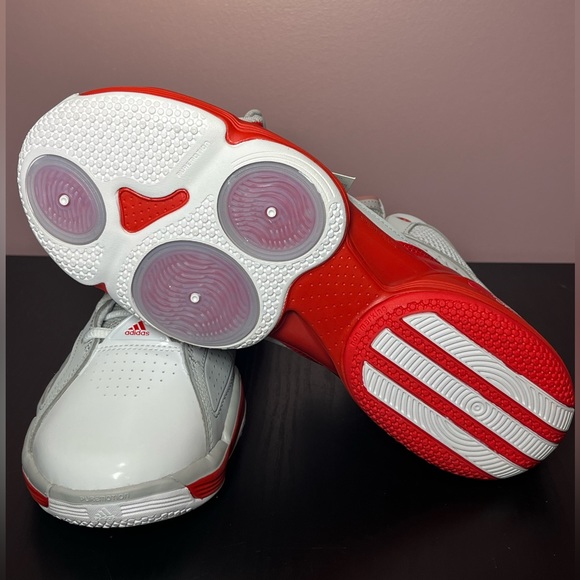 🆕 Adidas Adizero D Rose 1.5 Men's Size 8.5 Red/White/Grey Basketball Sneaker - Picture 5 of 6